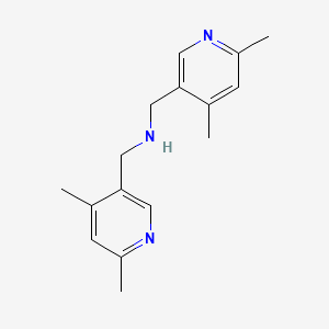 molecular formula C16H21N3 B1184997 N,N-bis[(4,6-dimethyl-3-pyridinyl)methyl]amine 