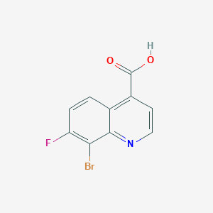 8-Bromo-7-fluoroquinoline-4-carboxylic acid