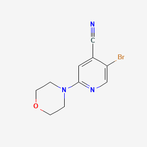 5-Bromo-2-morpholinoisonicotinonitrile