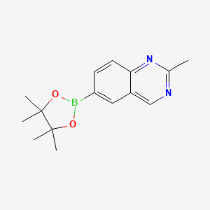 2-Methyl-6-(4,4,5,5-tetramethyl-1,3,2-dioxaborolan-2-yl)quinazoline