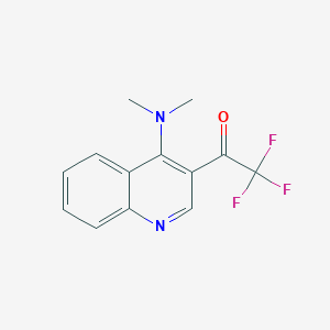 1-(4-(Dimethylamino)quinolin-3-YL)-2,2,2-trifluoroethanone