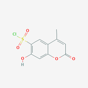 7-Hydroxy-4-methyl-2-oxo-2H-1-benzopyran-6-sulfonyl chloride