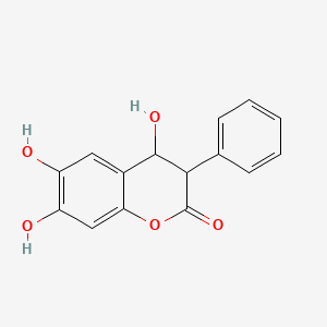 4,6,7-Trihydroxy-3-phenylchroman-2-one