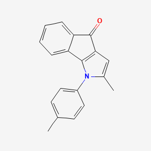 2-Methyl-1-(p-tolyl)indeno[1,2-b]pyrrol-4(1H)-one