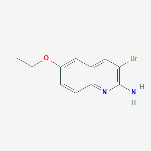 3-Bromo-6-ethoxyquinolin-2-amine