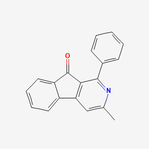 9H-Indeno[2,1-c]pyridin-9-one, 3-methyl-1-phenyl-