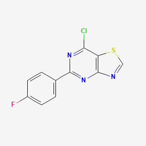 7-Chloro-5-(4-fluorophenyl)thiazolo[4,5-d]pyrimidine