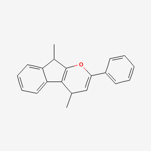 4,9-Dimethyl-2-phenyl-4,9-dihydroindeno[2,1-b]pyran