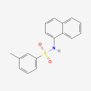 molecular formula C17H15NO2S B1185048 3-methyl-N-naphthalen-1-ylbenzenesulfonamide 