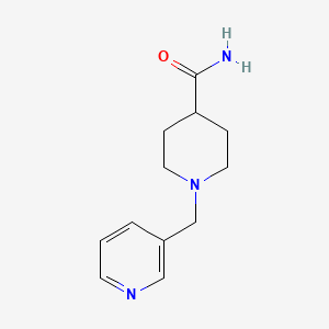 molecular formula C12H17N3O B1185059 1-(Pyridin-3-ylmethyl)piperidine-4-carboxamide 