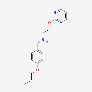 molecular formula C17H22N2O2 B1185068 N-(4-propoxybenzyl)-2-(pyridin-2-yloxy)ethanamine 