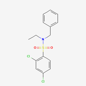 molecular formula C15H15Cl2NO2S B1185087 N-benzyl-2,4-dichloro-N-ethylbenzenesulfonamide 