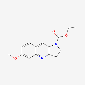 Ethyl 6-methoxy-2,3-dihydro-1h-pyrrolo[3,2-b]quinoline-1-carboxylate