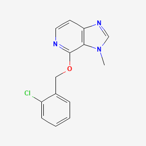 4-[(2-Chlorophenyl)methoxy]-3-methyl-3H-imidazo[4,5-c]pyridine