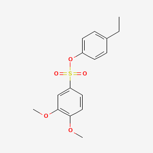 4-Ethylphenyl 3,4-dimethoxybenzenesulfonate