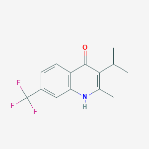 3-Isopropyl-2-methyl-7-(trifluoromethyl)quinolin-4-ol