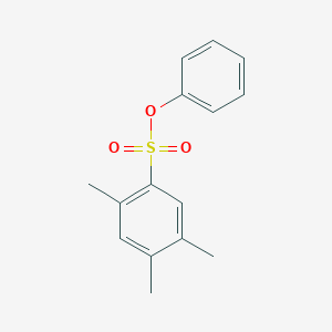 molecular formula C15H16O3S B1185101 Phenyl 2,4,5-trimethylbenzenesulfonate 