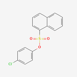 4-Chlorophenyl 1-naphthalenesulfonate