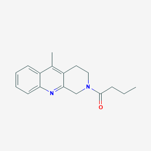 1-(5-Methyl-3,4-dihydrobenzo[b][1,7]naphthyridin-2(1H)-yl)butan-1-one