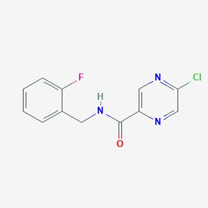 5-Chloro-N-(2-fluorobenzyl)pyrazine-2-carboxamide