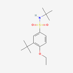 molecular formula C16H27NO3S B1185112 N,3-ditert-butyl-4-ethoxybenzenesulfonamide 