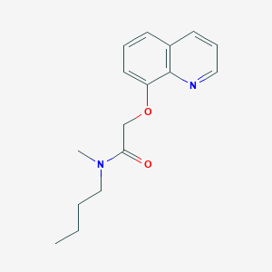 N-Butyl-N-methyl-2-(quinolin-8-yloxy)acetamide