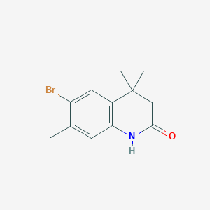 6-Bromo-4,4,7-trimethyl-3,4-dihydroquinolin-2(1H)-one