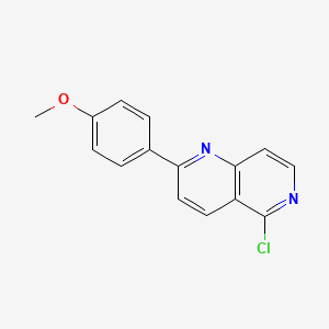 5-Chloro-2-(4-methoxyphenyl)-1,6-naphthyridine