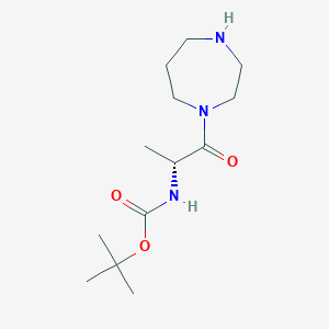 (R)-tert-Butyl (1-(1,4-diazepan-1-yl)-1-oxopropan-2-yl)carbamate