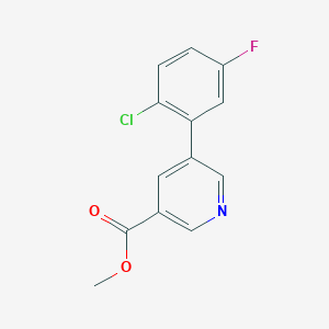 Methyl 5-(2-chloro-5-fluorophenyl)nicotinate