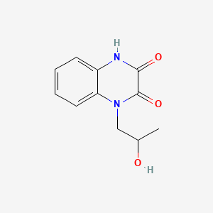 molecular formula C11H12N2O3 B1185151 1-(2-Hydroxypropyl)-1,4-dihydro-2,3-quinoxalinedione 