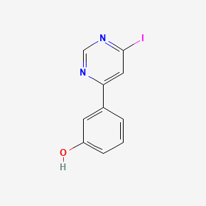 3-(6-Iodopyrimidin-4-yl)phenol