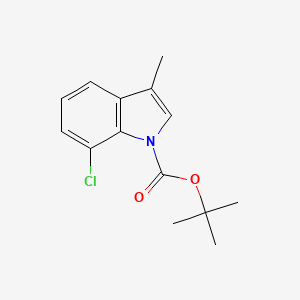 Tert-butyl 7-chloro-3-methyl-1H-indole-1-carboxylate