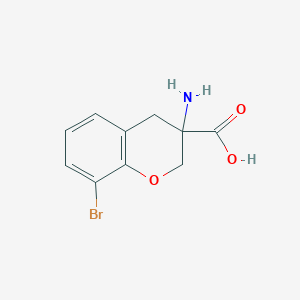 3-Amino-8-bromochroman-3-carboxylic acid