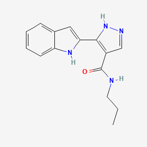 3-(1H-Indol-2-YL)-N-propyl-1H-pyrazole-4-carboxamide