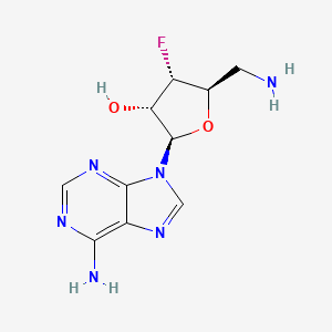 Adenosine, 5'-amino-3',5'-dideoxy-3'-fluoro-