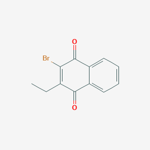 B11851781 1,4-Naphthalenedione, 2-bromo-3-ethyl- CAS No. 13984-88-8