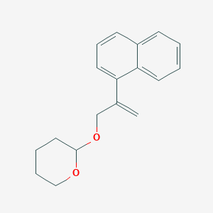 2H-Pyran, tetrahydro-2-[[2-(1-naphthalenyl)-2-propenyl]oxy]-