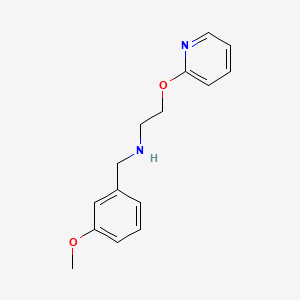 molecular formula C15H18N2O2 B1185184 N-(3-methoxybenzyl)-2-(pyridin-2-yloxy)ethanamine 