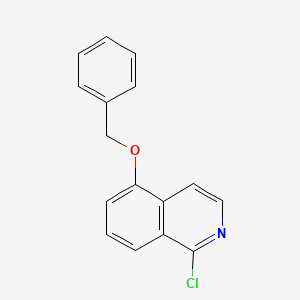 Isoquinoline, 1-chloro-5-(phenylmethoxy)-