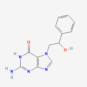 2-Amino-7-(2-hydroxy-2-phenylethyl)-1H-purin-6(7H)-one