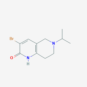 3-Bromo-6-isopropyl-5,6,7,8-tetrahydro-1,6-naphthyridin-2(1H)-one