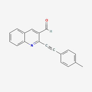 2-(p-Tolylethynyl)quinoline-3-carbaldehyde