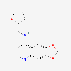 N-((Tetrahydrofuran-2-yl)methyl)-[1,3]dioxolo[4,5-g]quinolin-8-amine