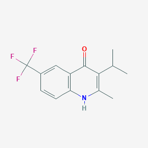 3-Isopropyl-2-methyl-6-(trifluoromethyl)quinolin-4-ol