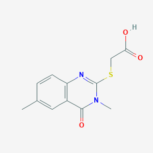 2-((3,6-Dimethyl-4-oxo-3,4-dihydroquinazolin-2-yl)thio)acetic acid