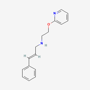 molecular formula C16H18N2O B1185201 N-cinnamyl-N-[2-(2-pyridinyloxy)ethyl]amine 