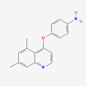 4-((5,7-Dimethylquinolin-4-yl)oxy)aniline