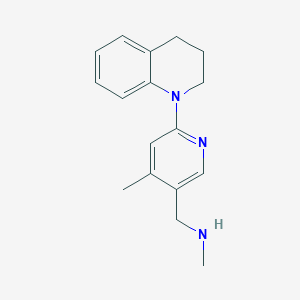 1-(6-(3,4-Dihydroquinolin-1(2H)-yl)-4-methylpyridin-3-yl)-N-methylmethanamine