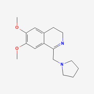 6,7-Dimethoxy-1-(pyrrolidin-1-ylmethyl)-3,4-dihydroisoquinoline